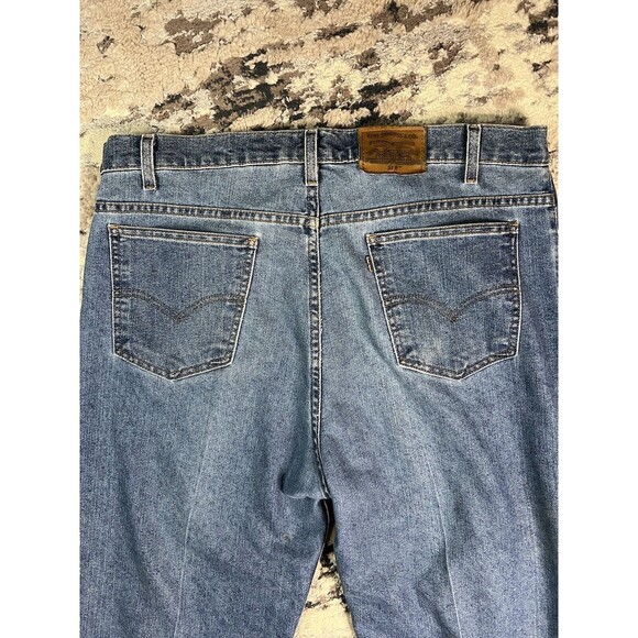 Levi's Strauss Signature 540 Relaxed Fit Jeans 38 x 32 Wrinkle Free Purple Tag - Picture 7 of 12